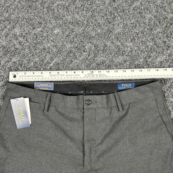 Polo Ralph Lauren Pants Men’s 36x32 Stretch Straight Fit Heather Gray NEW - Picture 5 of 9